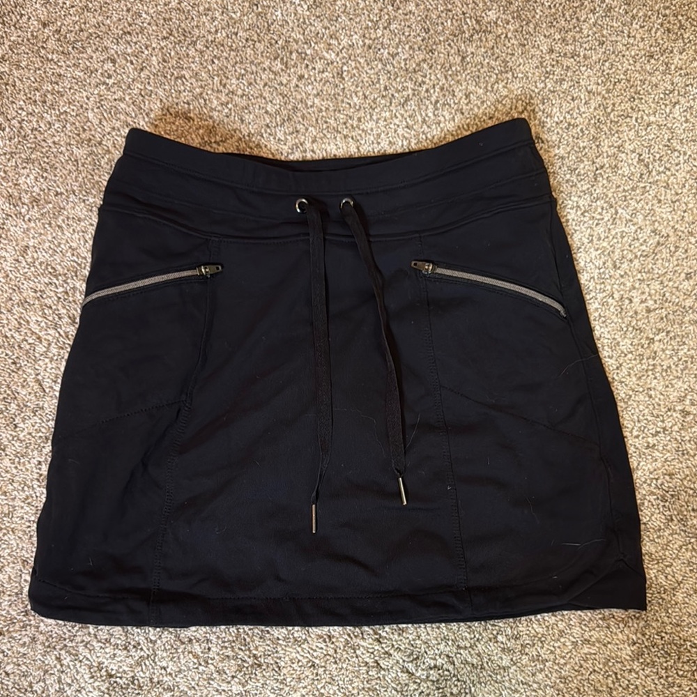 Athleta Black Women's Skirt with Drawstring